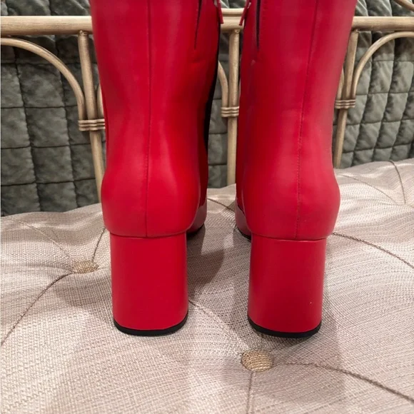 Sugar Red Ankle Boots - Picture 7 of 7